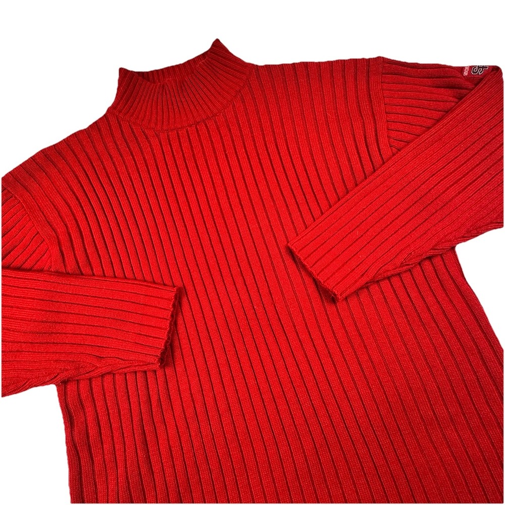 VTG Southpole‎ Acrylic Turtleneck Sweater Men XXL Red Y2K Authentic Collection